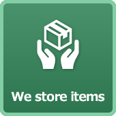 We store items